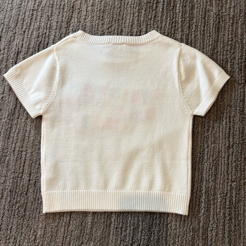 NEW Princess Polly is White Graphic knit top - Picture 10 of 15